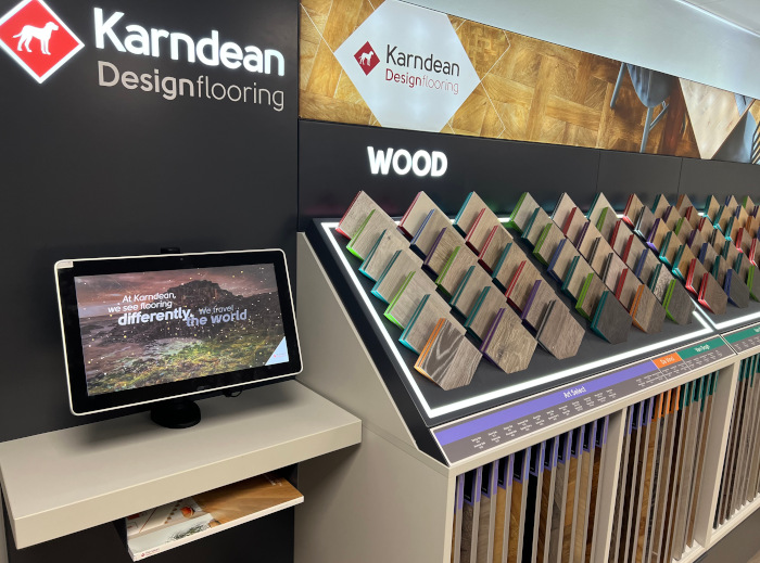 Karndean Flooring with samples